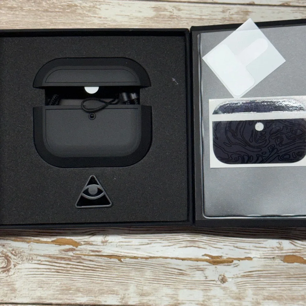 dbrand Grip Case Apple AirPods 3 Black Holographic Protective Skin New Open Box